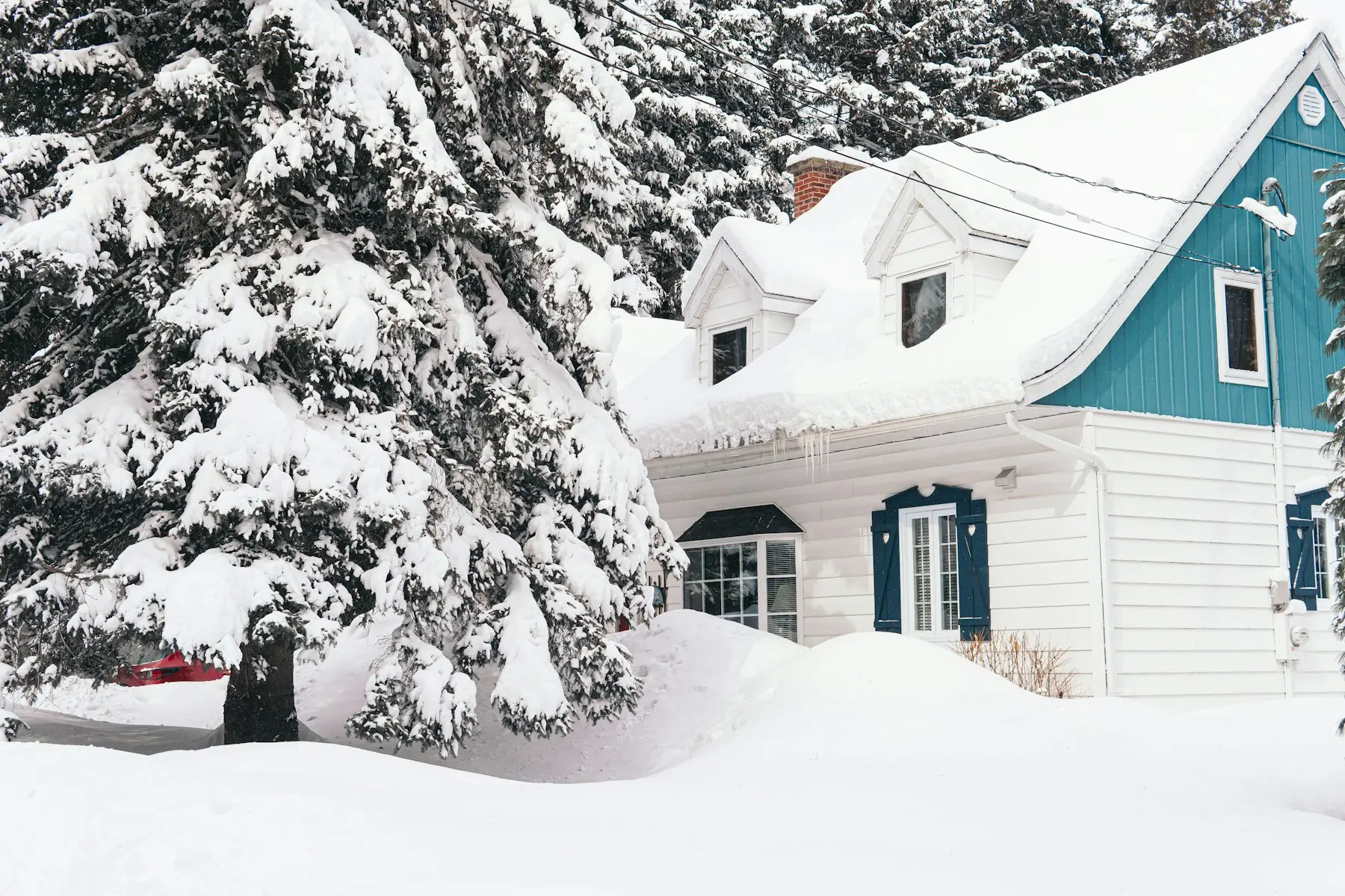Maison résidentielle typique — illustration pour la région Estrie
