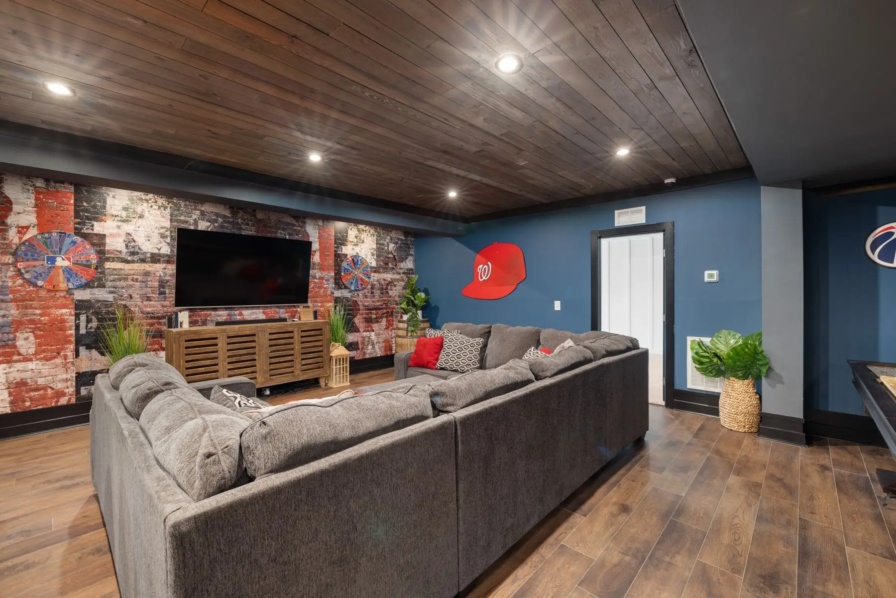 Sous-sol aménagé et occupé